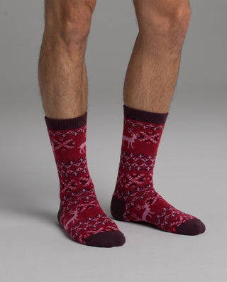 Women's Plush Lounge Calf Sock