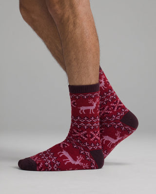 Women's Plush Lounge Calf Sock