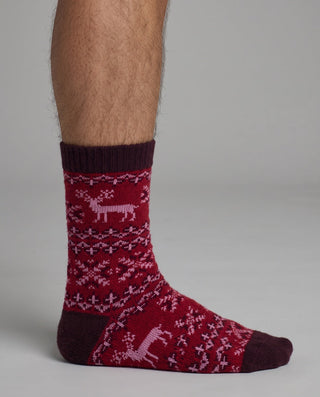 Women's Plush Lounge Calf Sock