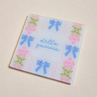 New Arrivals, Sorority, The Darling Effect - Delta Gamma Acrylic Coaster - Big Little Gift, Coasters, College Gift - House of Me Boutique