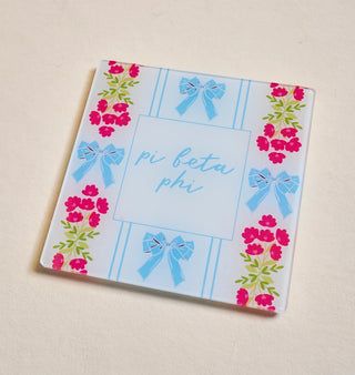 New Arrivals, Sorority, The Darling Effect - Pi Beta Phi Acrylic Coaster - Coasters - House of Me Boutique
