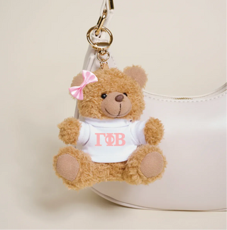 New Arrivals, Sorority, The Darling Effect - Gamma Phi Beta Teddy Bear Bag Charm - Bag Charm, Bag Charms, Big Little Gift - House of Me Boutique