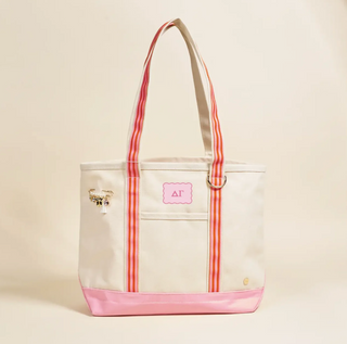 New Arrivals, Sorority, The Darling Effect - Delta Gamma Canvas Tote Bag - Tote Bags - House of Me Boutique