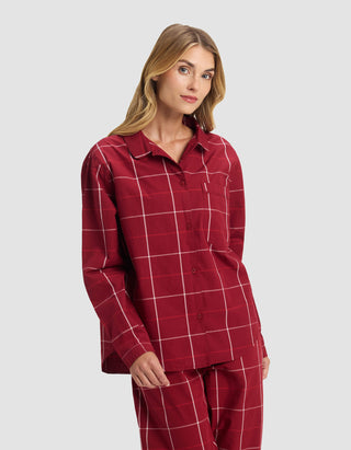 Women's Sutton Long Sleeve Pajama Top.