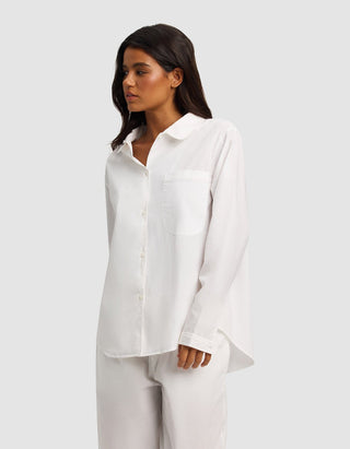 Women's Sutton Long Sleeve Cropped Pajama Set.