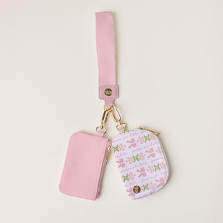 New Arrivals, Sorority, The Darling Effect - Dynamic Duo Pouch Wristlet - Gamma Phi Beta - Wristlets - House of Me Boutique