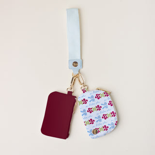New Arrivals, Sorority, The Darling Effect - Dynamic Duo Pouch Wristlet - Pi Beta Phi - Wristlets - House of Me Boutique