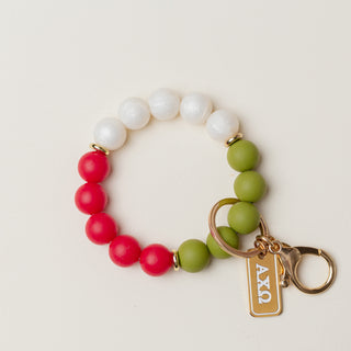 New Arrivals, Sorority, The Darling Effect - Hands-Free Keychain Wristlet - Alpha Chi Omega - Wristlets - House of Me Boutique