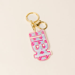 New Arrivals, Sorority, The Darling Effect - Oh So Fancy Letter Acrylic Keychain - Pi Beta Phi - Keychains - House of Me Boutique