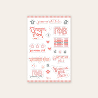 New Arrivals, Sorority, The Darling Effect - Sticker Sheet - Gamma Phi Beta - Stickers - House of Me Boutique