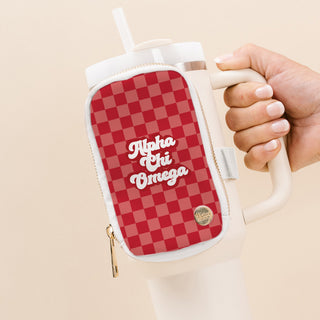 New Arrivals, Sorority, The Darling Effect - Tumbler Fanny Pack - Alpha Chi Omega - Fanny Packs - House of Me Boutique