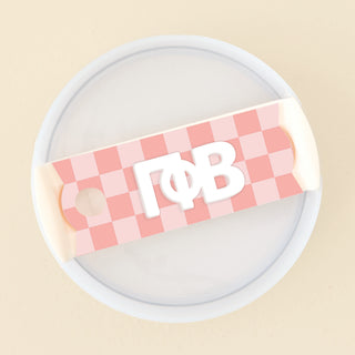 New Arrivals, Sorority, The Darling Effect - Tumbler Lid Tag - Gamma Phi Beta - Accessories - House of Me Boutique