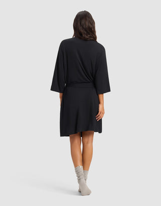 Women's Bamboo Stretch-Knit Kimono Robe.