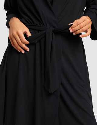 Women's Bamboo Stretch-Knit Kimono Robe.