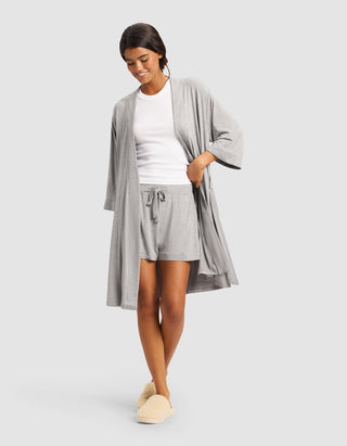 Women's Bamboo Stretch-Knit Kimono Robe.