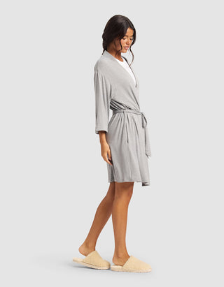 Women's Bamboo Stretch-Knit Kimono Robe.