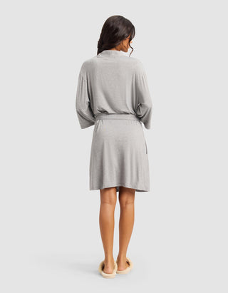 Women's Bamboo Stretch-Knit Kimono Robe.