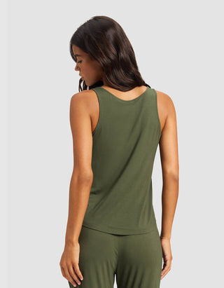 Women's Bamboo Stretch-Knit Tank & Short Set.