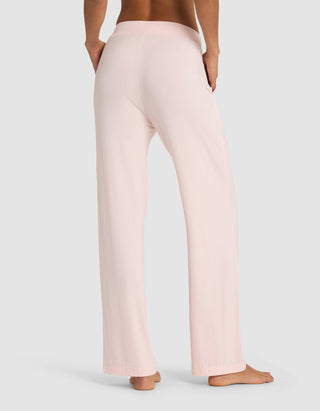 Women's Bamboo Stretch-Knit Long Sleeve Lounge Tee & Pant Set.