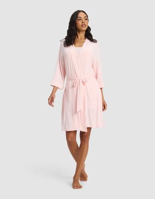 Women's Bamboo Stretch-Knit Kimono Robe.