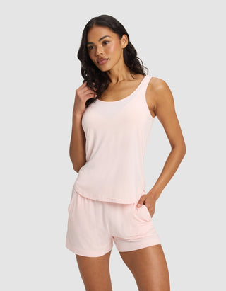 Women's Bamboo Stretch-Knit Tank & Short Set.