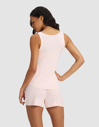 Women's Bamboo Stretch-Knit Tank & Short Set.