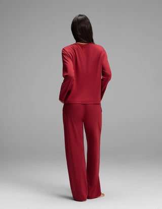 Women's First Layer Long Sleeve Sleep Tee & Pajama Pant Set
