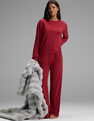 Women's First Layer Long Sleeve Sleep Tee & Pajama Pant Set