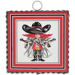 Pistol Pete Mini Cowboy Art - OSU