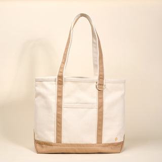 The Signature Canvas Tote Bag – Beige