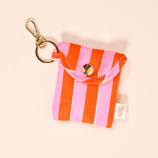 Puffy Earbud Case – Sicily Stripes Pink