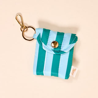 Puffy Earbud Case – Sicily Stripes Teal