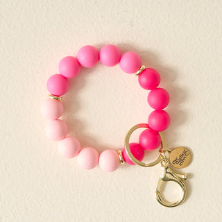 Hands-Free Keychain Wristlet – Tickled Pink