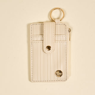 Ripple Ridge Keychain Wallet – Oat