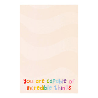 Incredible Things Notepad.