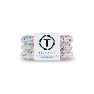 Party People small spiral hair ties by Teleties - House of Me boutique Norman OK