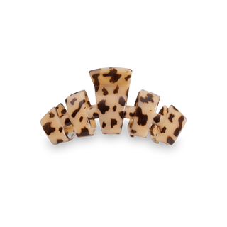 Blonde tortoise tiny classic claw clip by Teleties - House of Me boutique Norman OK