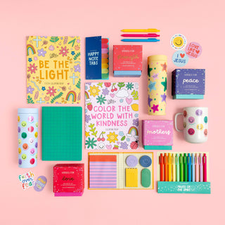 Fruits of the Spirit Faith-Inspired Pen Set of 12 close up view - House of Me boutique Norman OK
