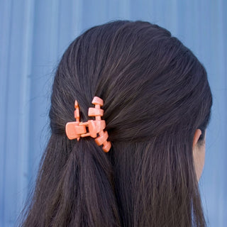 Classic Dreamsicle tiny claw clip by Teleties - House of Me boutique Norman OK
