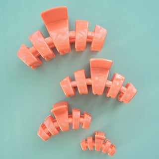 Classic Dreamsicle tiny claw clip by Teleties - House of Me boutique Norman OK