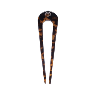 Tortoise French hair pin by Teleties - House of Me boutique Norman OK