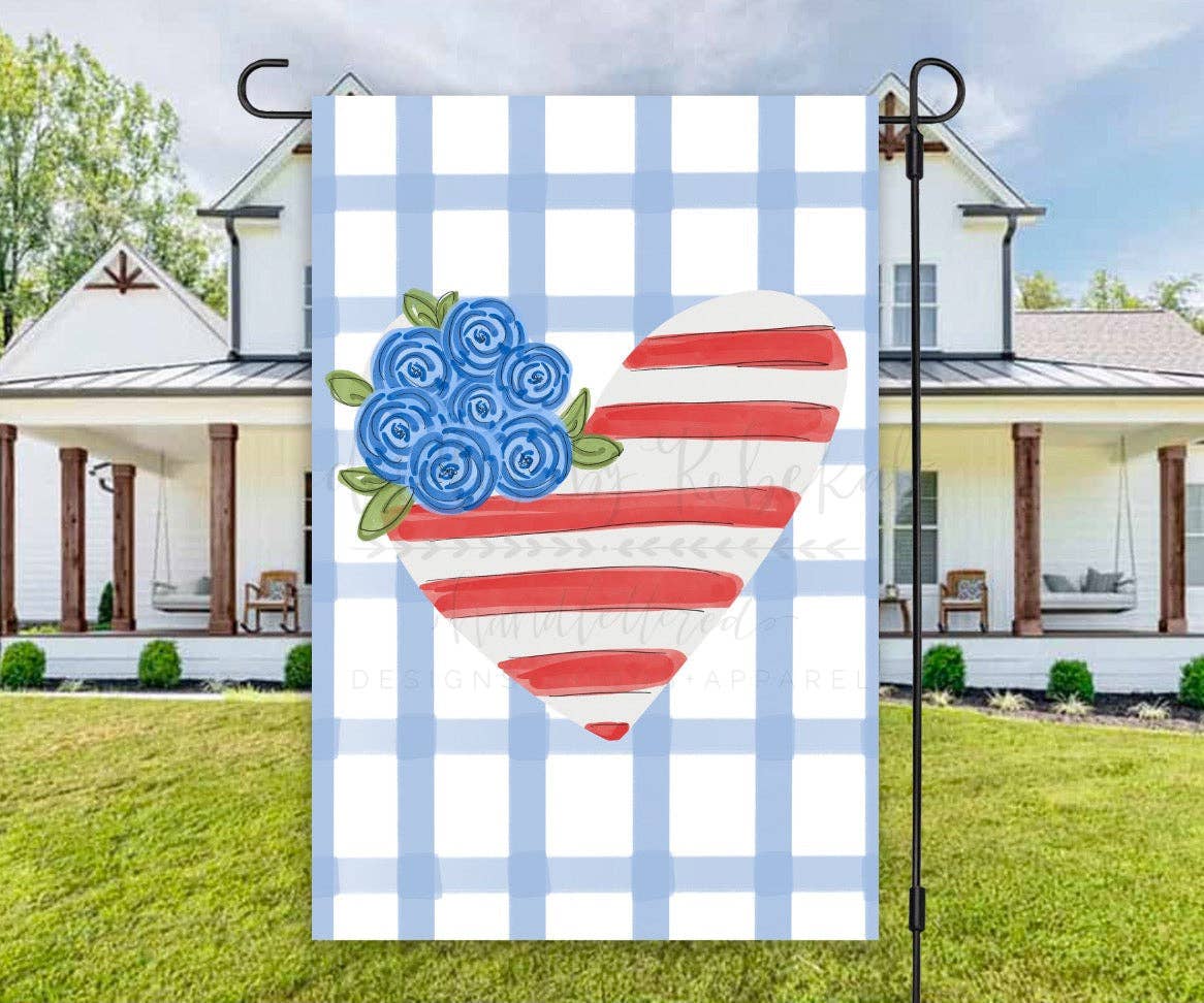 Floral Flag Garden Flag- Doodles By Rebekah