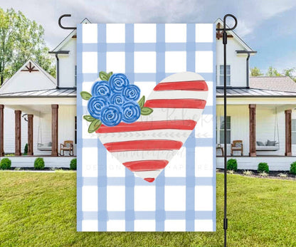 Floral Flag Garden Flag- Doodles By Rebekah