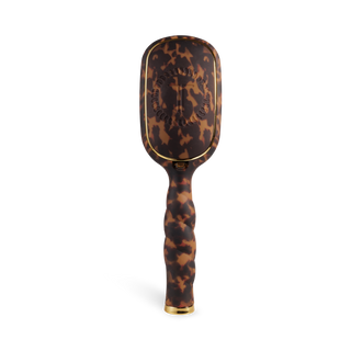 Tortoise detangler hair brush by Teleties lifestyle view - House of Me boutique Norman OK