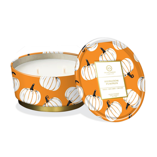 Heirloom Pumpkin Lux 12oz Tin front view - House of Me boutique Norman OK