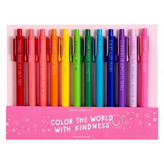Color The World With Kindness Pen Set front view - House of Me boutique Norman OK