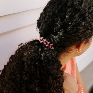 Dreamsicle large spiral hair ties by Teleties - House of Me boutique Norman OK