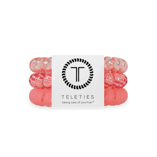 Dreamsicle large spiral hair ties by Teleties - House of Me boutique Norman OK