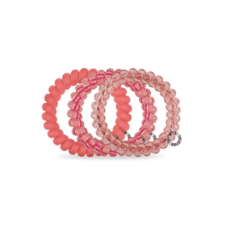 Dreamsicle large spiral hair ties by Teleties - House of Me boutique Norman OK
