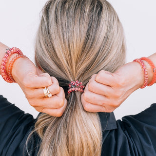 Dreamsicle small spiral hair ties by Teleties - House of Me boutique Norman OK